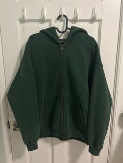 savoywest washed green zipup