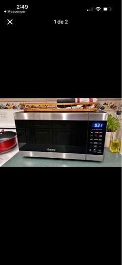 Galanz Air Fry Microwave Oven – Stainless Steel – Excellent Condition