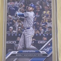 2024 Topps Ohtani 50/50 Card