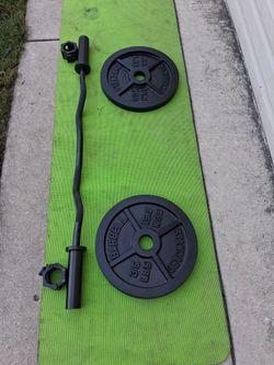 CURL BAR / CLAMP/WEIGHTS