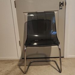 Ikea Clear Gray Chair