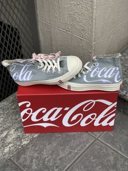 Converse Chuck Taylor All-Star 70s Hi Kith Coca Cola Denim 2019 Read My Description .