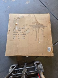 Free brand new teak table