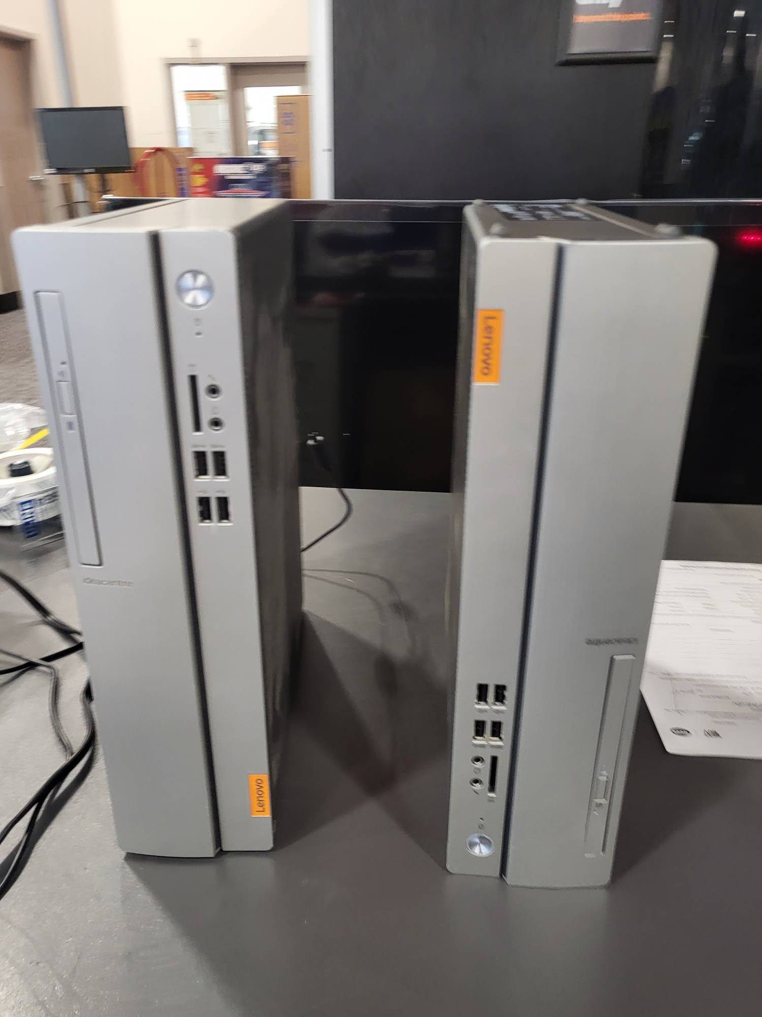 2 Lenovo Computer Towers