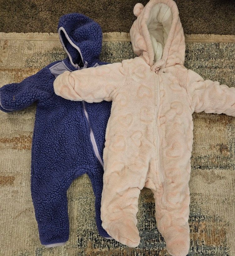 Winter Boots & Baby Girl Winter Snow Suits 3-6mo