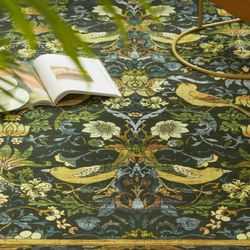 Topllen Area Rug 6'x9' Boho Soft Living Room Rug Non-Slip