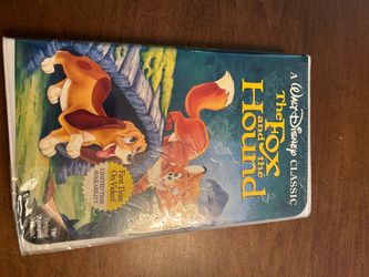The fox and hound vhs tape