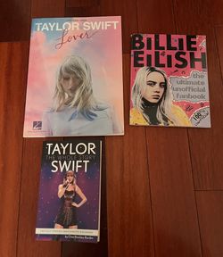 Taylor Swift and Billie Eilish Books