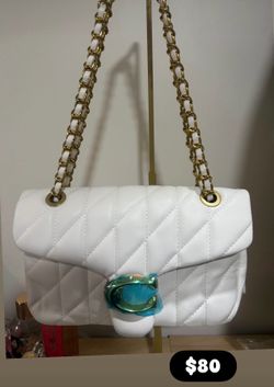 White purse