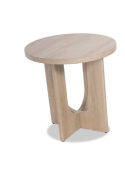Cascade Light Brown Round 2 End Table Set