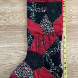Crazy Quilting Christmas Stocking