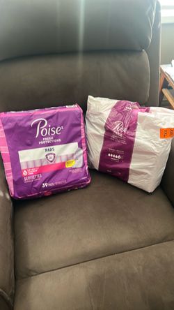 Poise feminine pads