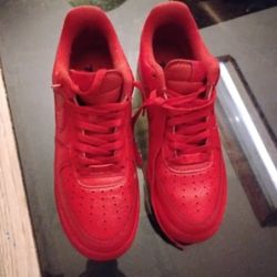 NIKE AIR FORCE 1 LOW '07 LV8 1  'TRIPLE RED'