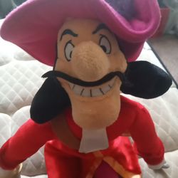 Walt Disney Multicolor Captain Hook Plush