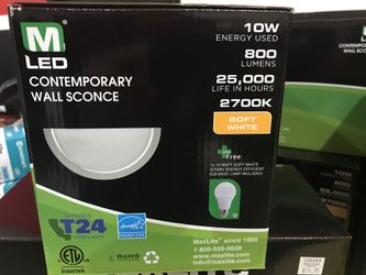 Contemporary LED Wall Sconce Aluminum