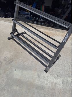 Fitness gear 3 tier dumbbell rack