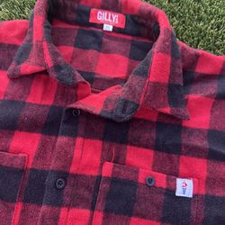 Gillys Men’s Flannel Red Checkered 