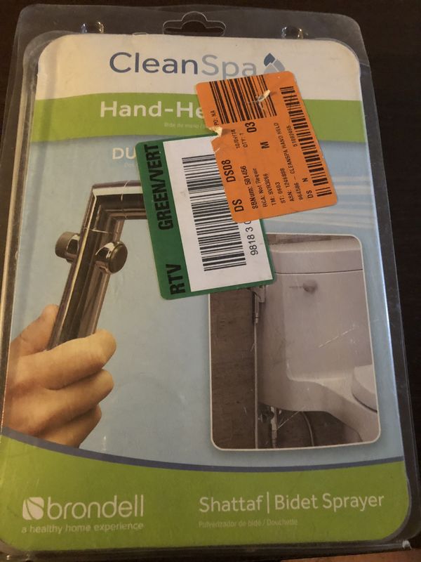 Brondell Cleanspa Hand Held Bidet In Silver For Sale In Riverside
