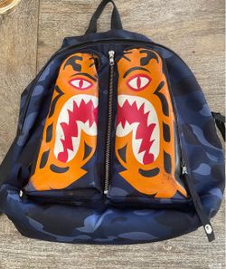 BAPE Blue Camo Shark Backpack – $150 OBO