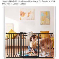 New Extra Wide Baby Safety Gate  29” - 62.5 Wide 30” Tall 