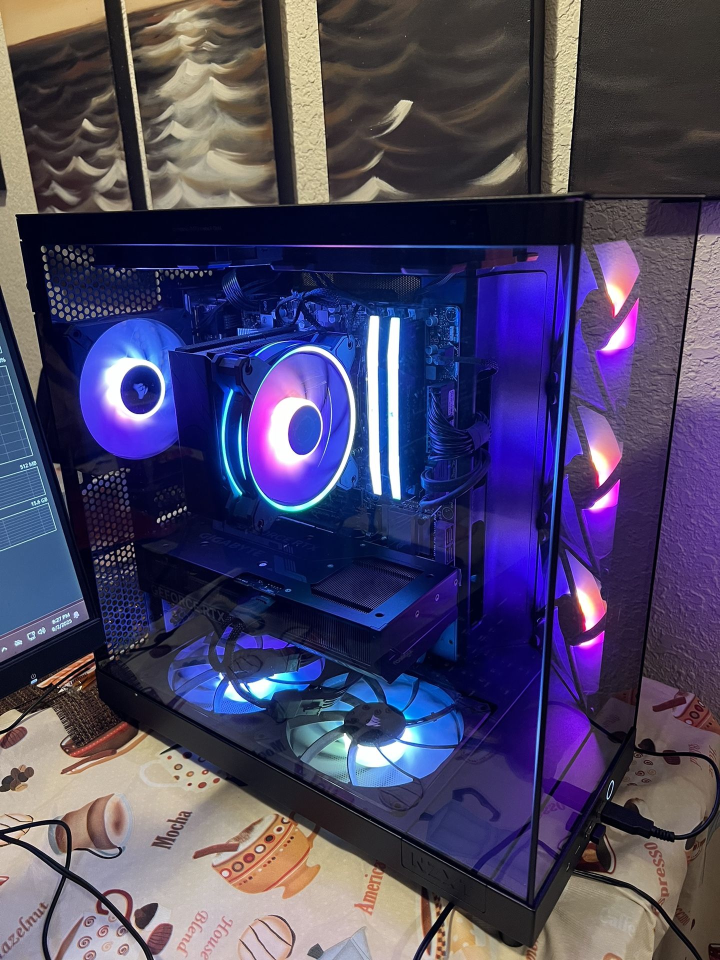 New Build High End Gamin PC Ryzen 7 7700 RTX 4070 Super 12GB Edition Amazing Gaming PC