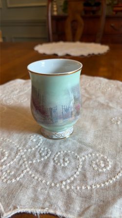 Thomas Kinkade, Serenity Garden Bath Ensemble, cup only