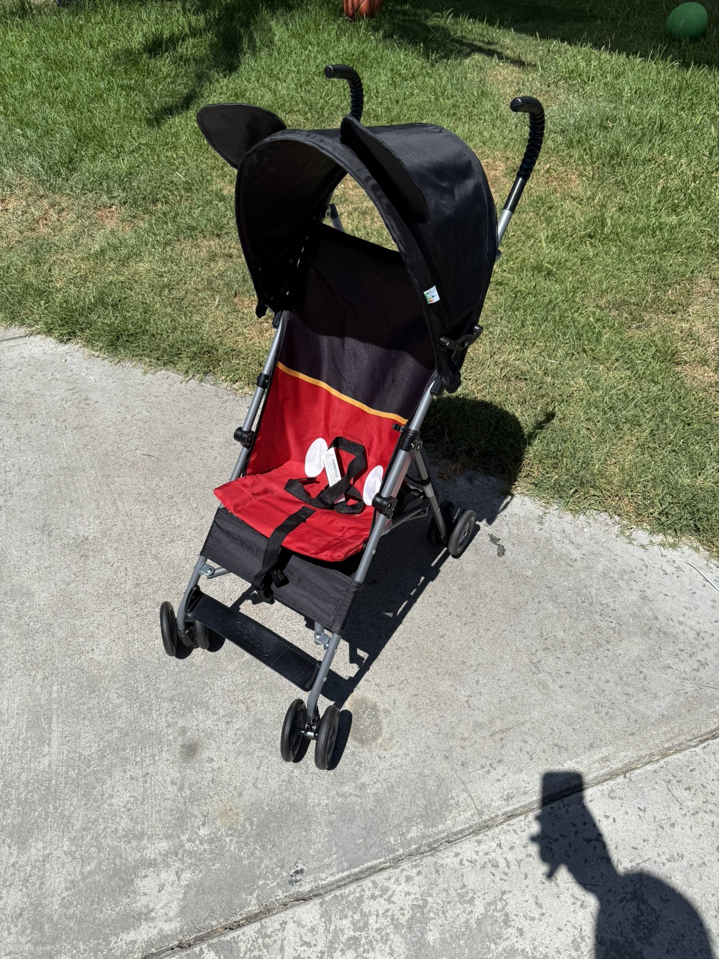 Stroller Disney Baby Mickey Mouse Umbrella Stroller with Basket