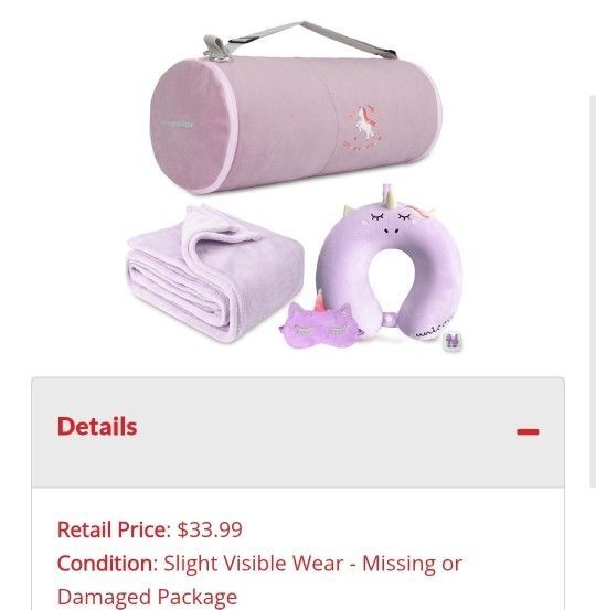 Children's Travel Sleep Set -New In Package!