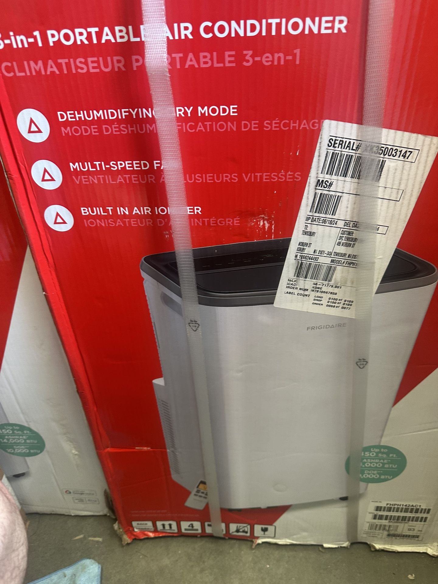 Frigidaire Portable Ac Unit 14,000 Btu Sale!!!!!