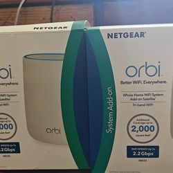 Orbi RBR50v2 And 1 RBS20 Satellites 