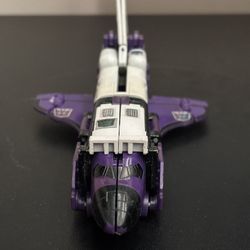 Astrotrain, one of the classic Decepticons from the original Transformers Generation 1 made by Hasbro in 1985.
