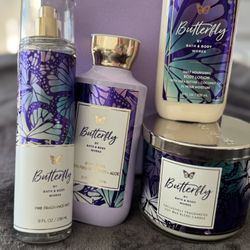 Gift set body cream candle