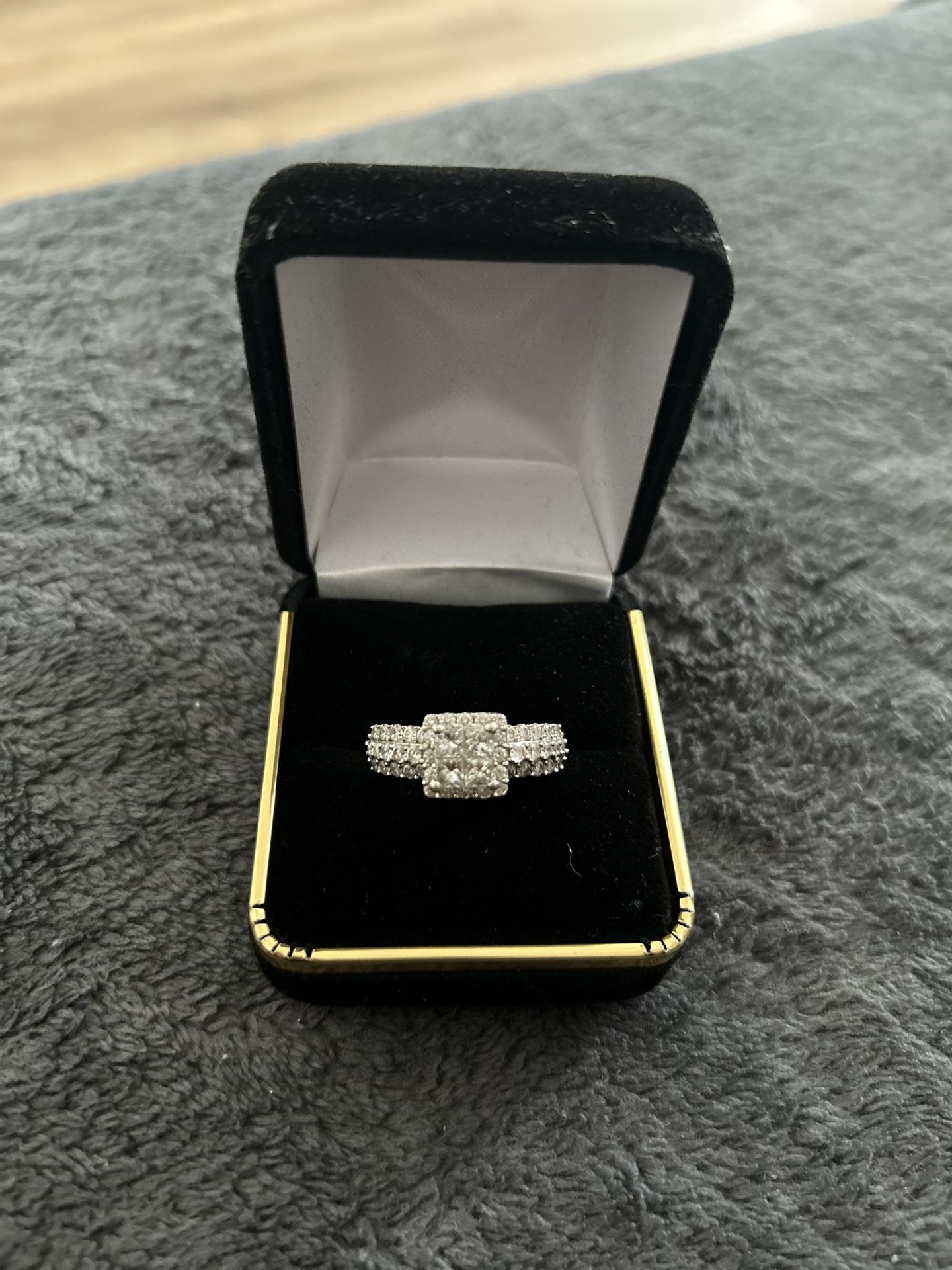 14k Gold White Diamonds