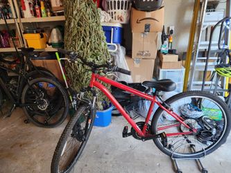Medium Size Mountain Bike with Front Suspension