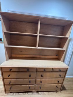 Solid wood dresser