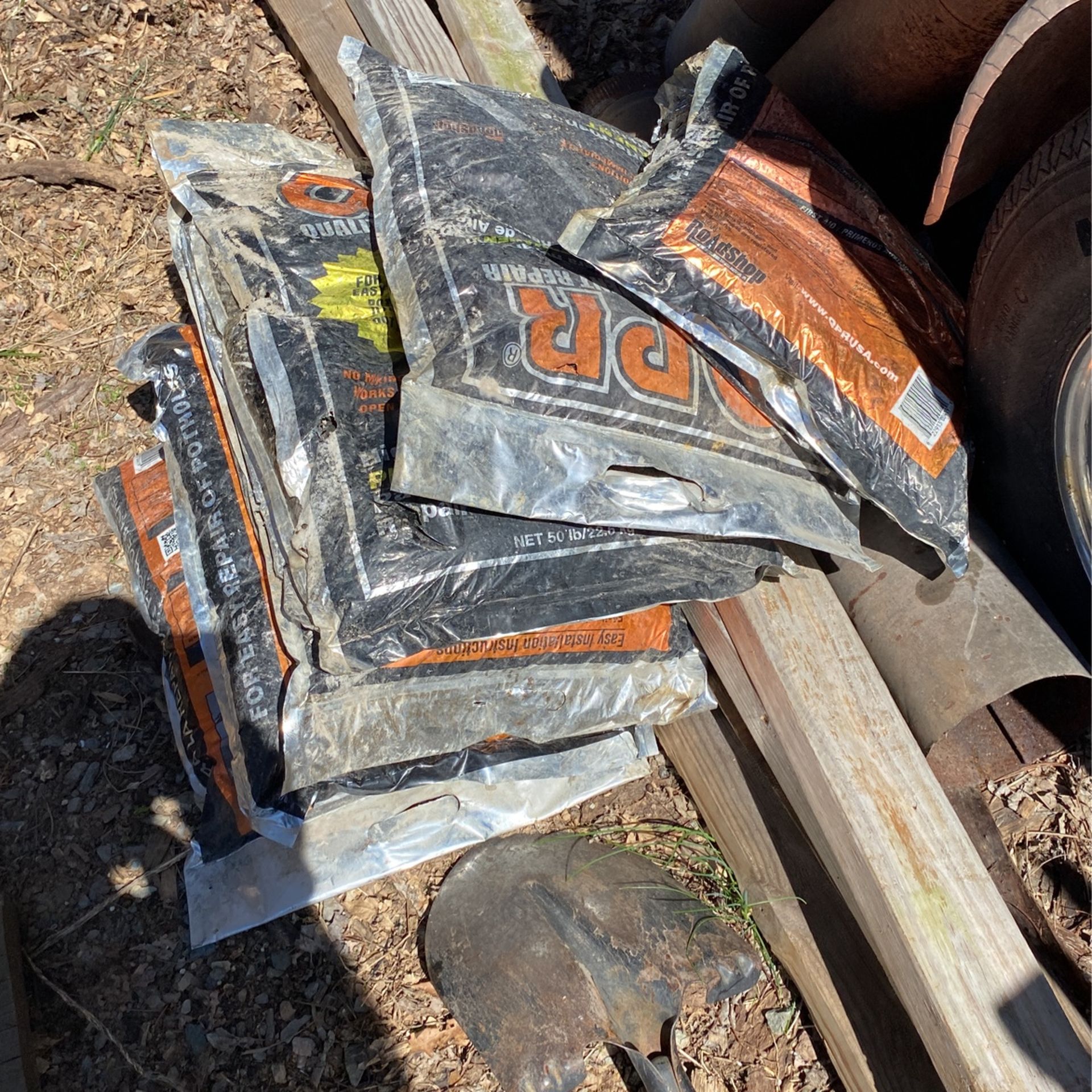 6 Bags Of Asphalt Repair For Sale 