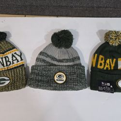 3 GREEN BAY Packers-NEW ERA winter Beanies