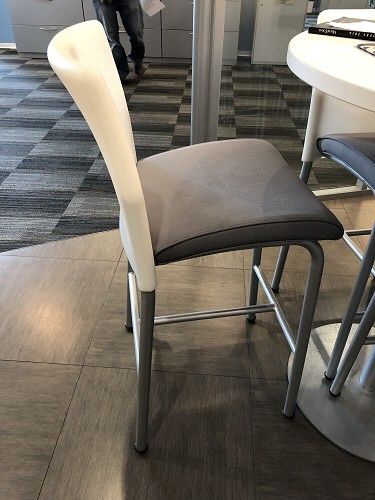 STOOLS GRAY & WHITE BAR HEIGHT GREAT CONDITION- $125 EACH