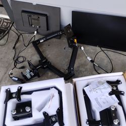 2 Monitors With Double Arm And More.175 For All.