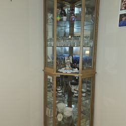 Corner Curio Cabinet 