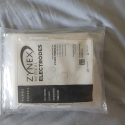 10- pack of 4 Zynex Medical Electrodes 2', round tens pads, #300027 Standard, plus 2 9v Alkaline batteries
