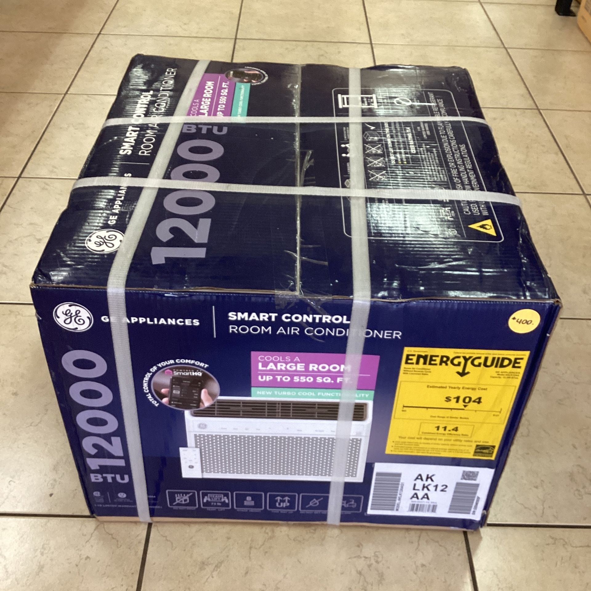 GE APPLIANCES SMART CONTROL ROOM AIR CONDITIONER.