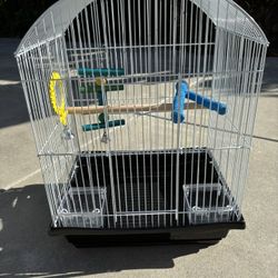 Bird Cage With Accessories