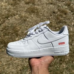 Nike Supreme Air Force 1 White Sz6.5y / 8w