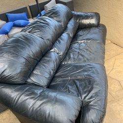 Leather Sofa-Free!