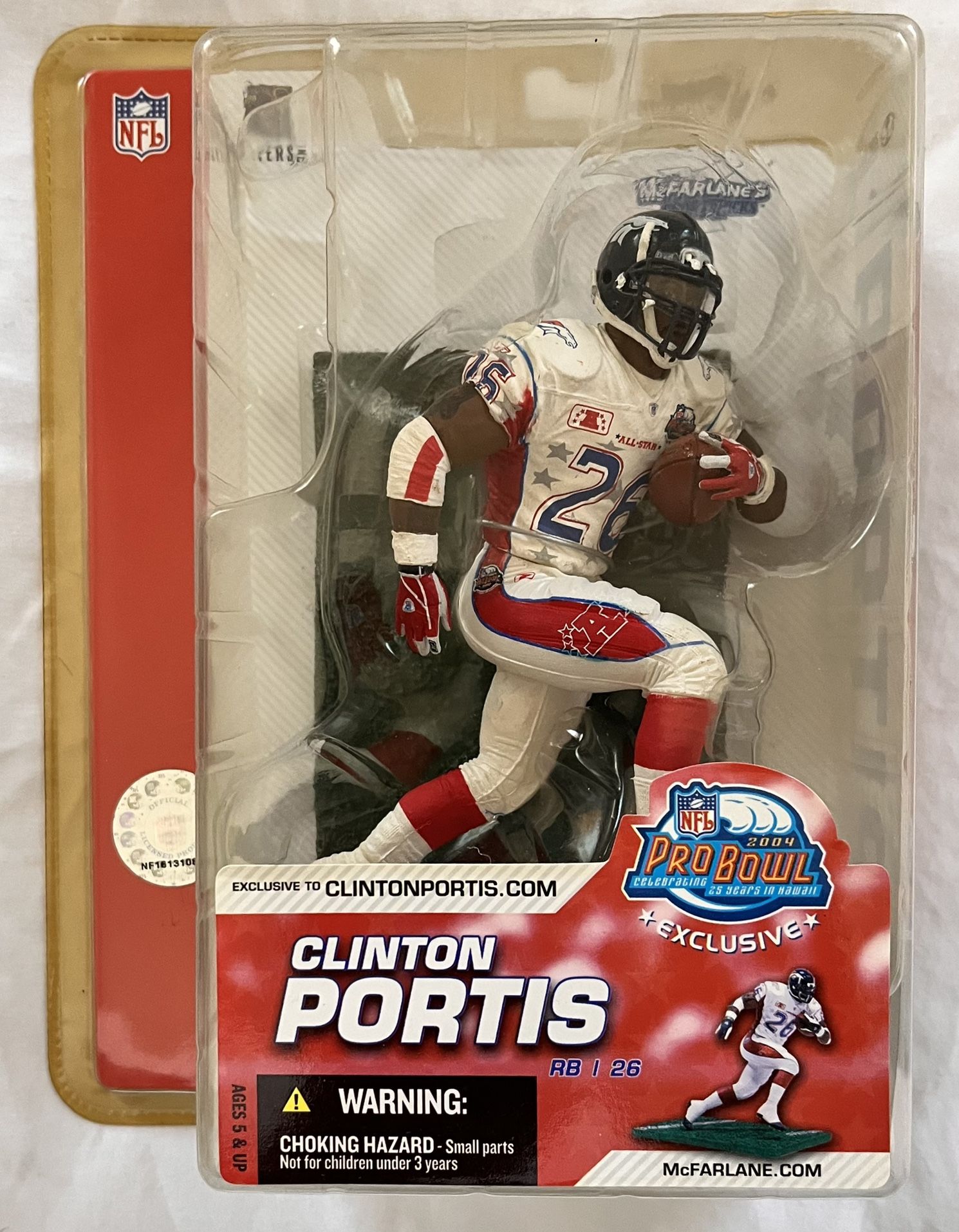 McFarlane NFL Action Figure of Clinton Portis