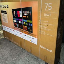LG UHD 75” Smart TV 4k