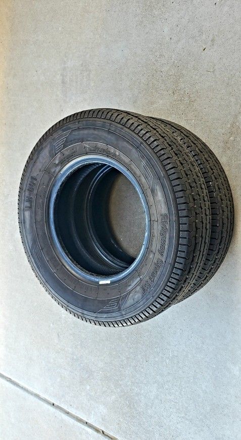 2 Trailer Tires 185 80 R15