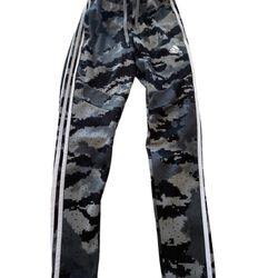 (S) Small Camo Adidas Track Pants