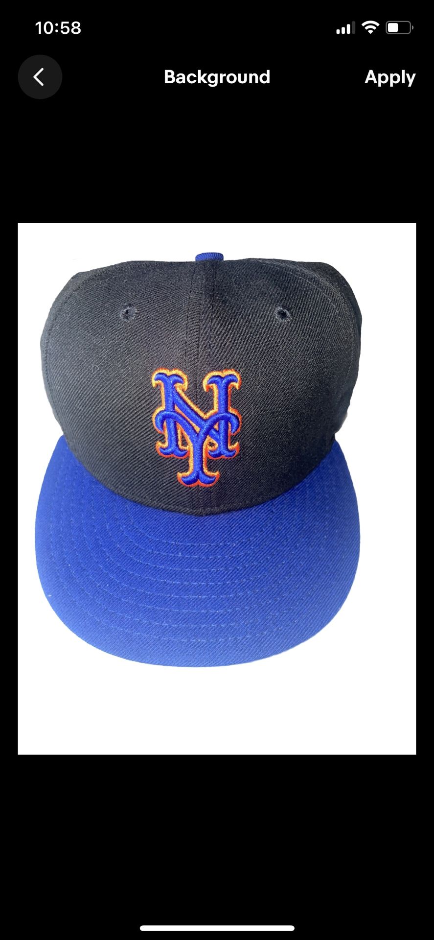 New Era  Authentic  collection size 7 1/8. 56.8 cm New York Mets Fitted 